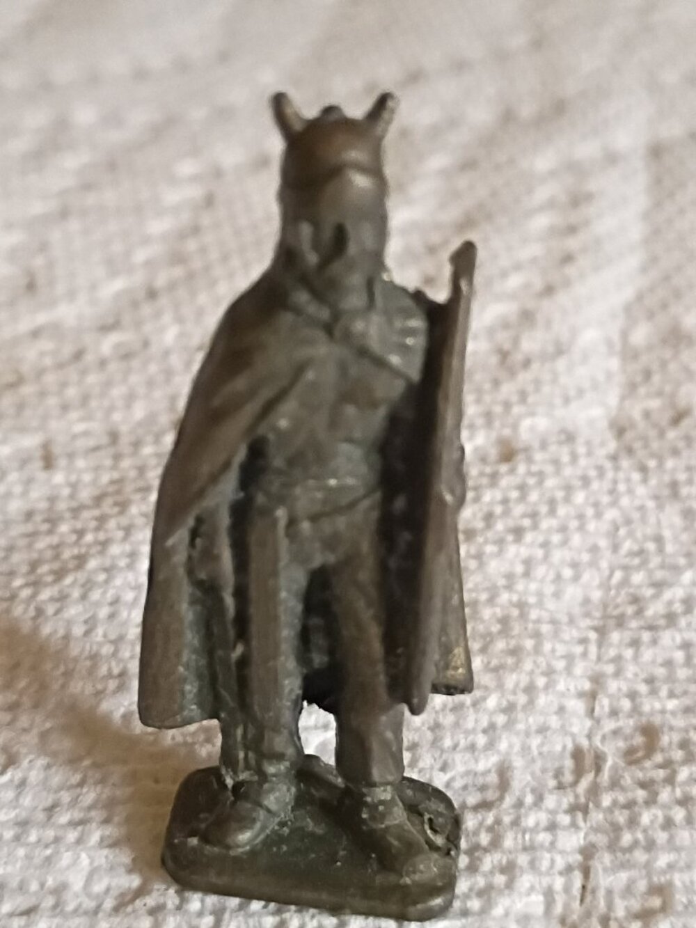 Vintage 1970s Kinder Surprise Solid Metal Gaul Warrior No. 4 Ferrero Figure